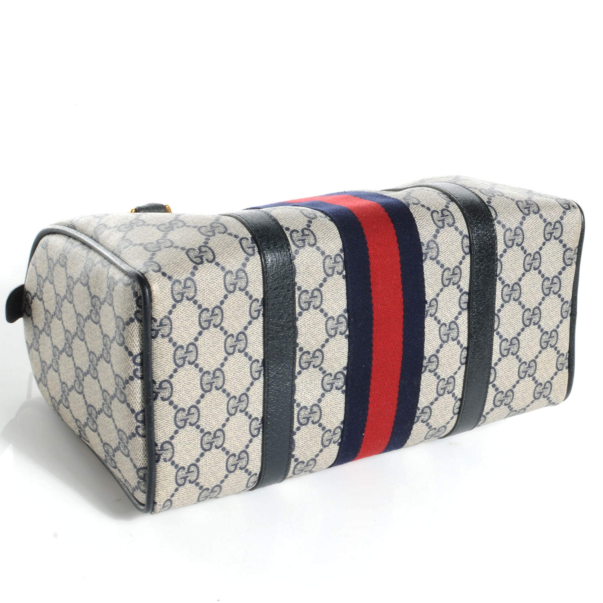 Gucci Monogram Web Boston Navy 4 of 9