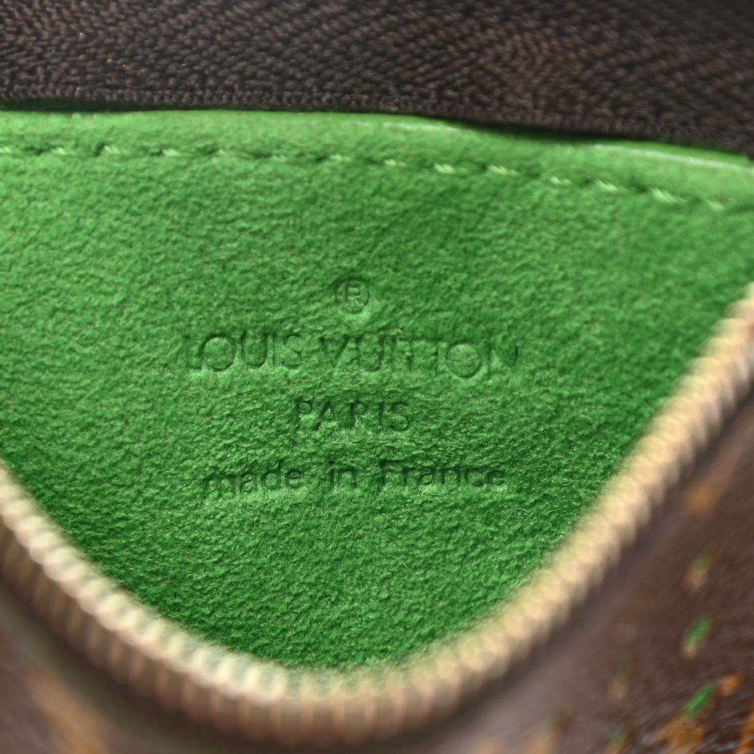 Louis Vuitton Monogram Perforated Key Pouch Green 6 of 7