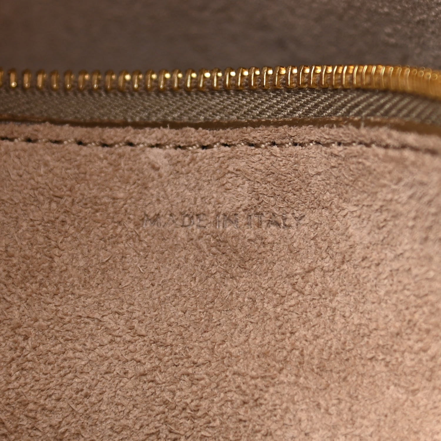 Celine Soft Grained Calfskin Sangle Bucket Bag Taupe 6 of 10