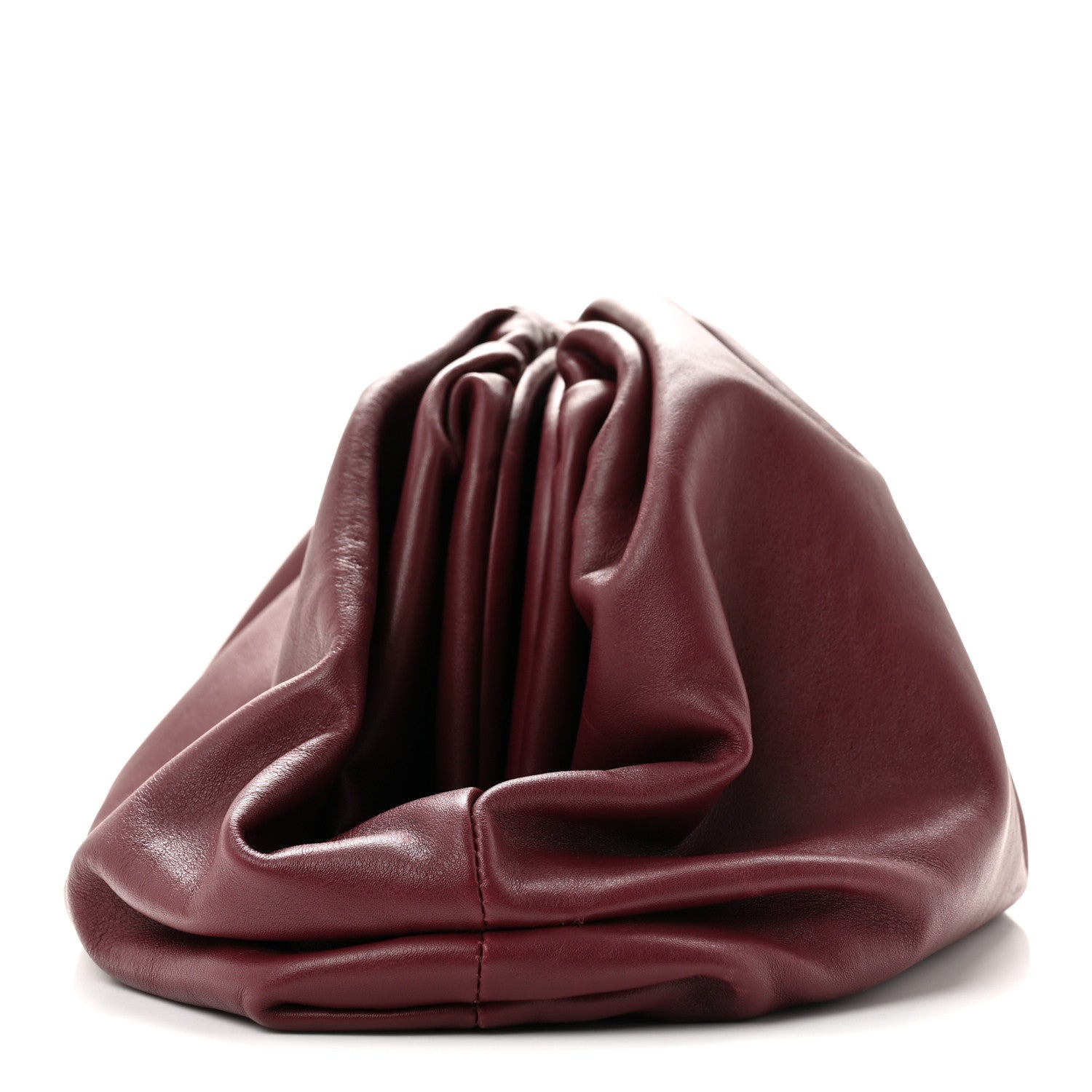 Bottega Veneta Smooth Butter Calf The Pouch Oversized Clutch Bordeaux 9 of 12