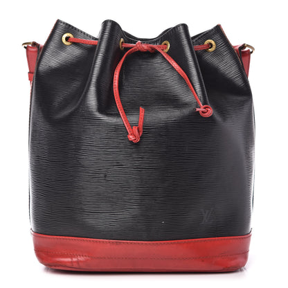 Louis Vuitton Epi Bi-Color Noe Castillan Red Black 1 of 13