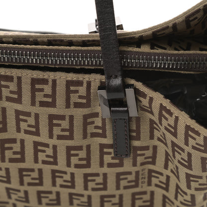Fendi Zucchino Shopping Tote Tobacco Brown 14 of 14