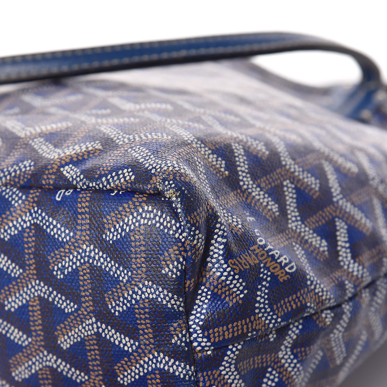 Goyard Saint Louis Junior Jr PM Tote Blue 25 of 26