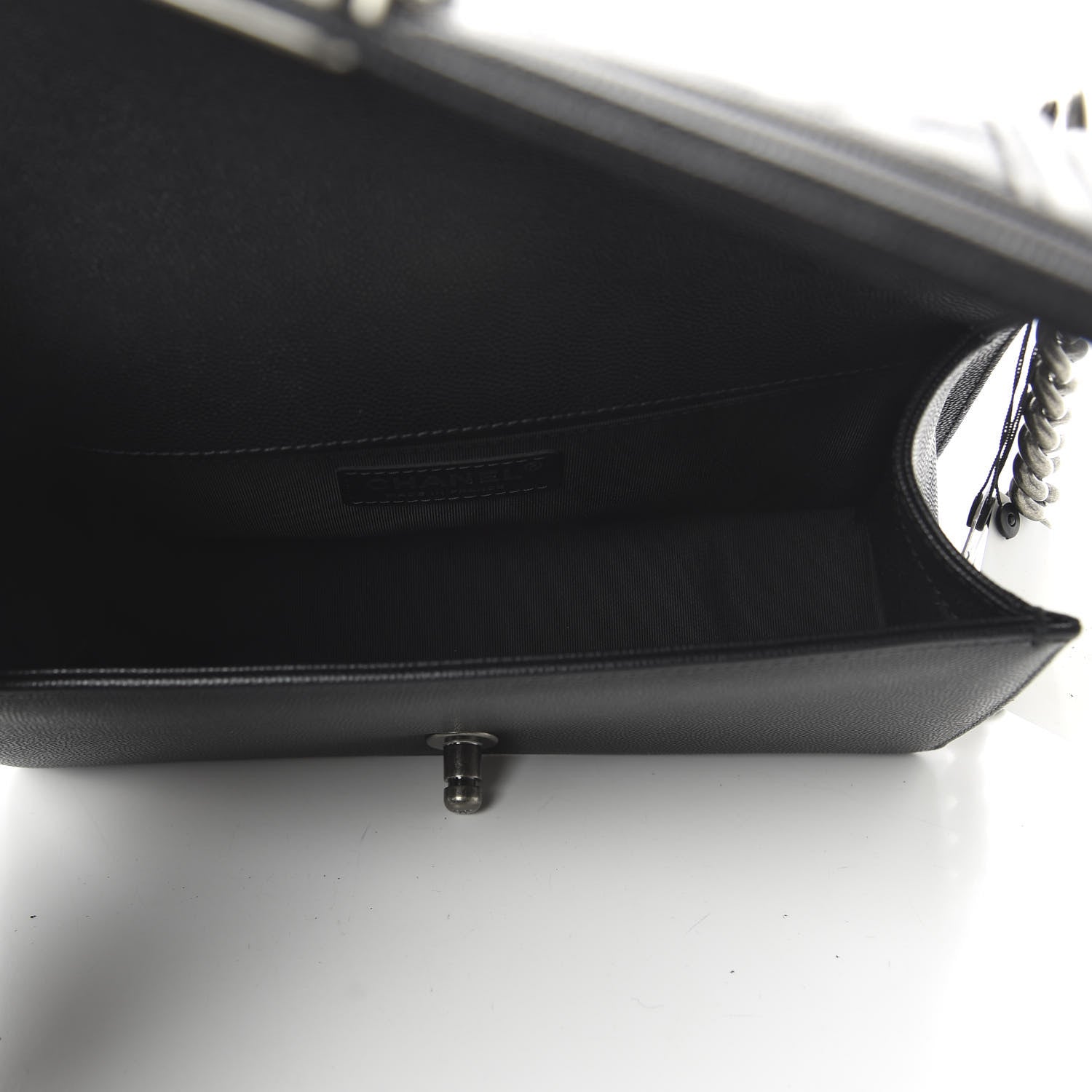 Chanel Caviar Quilted Medium Boy Flap Black 5 of 10