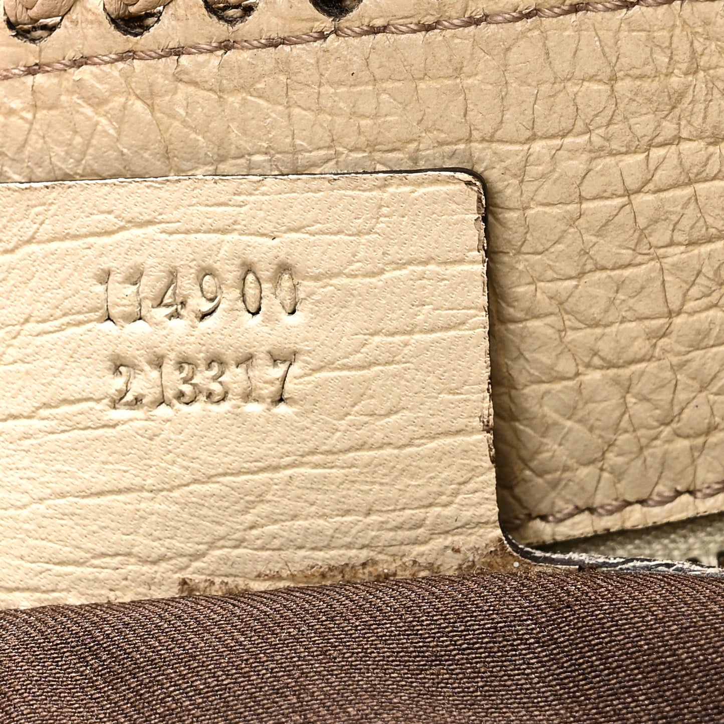 Monogram Large Horsebit Chain Hobo Off White