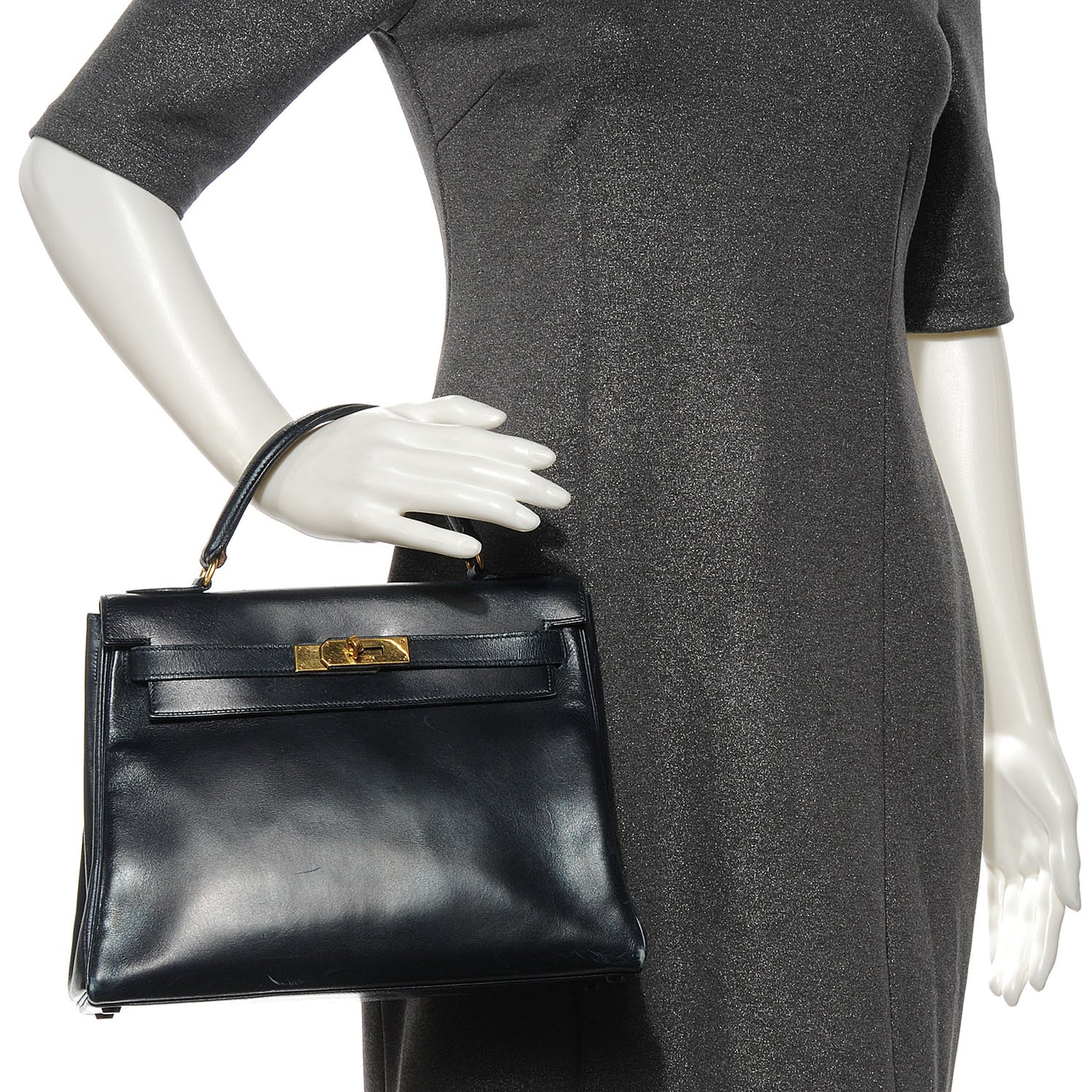 Box Kelly 28 Navy Bleu