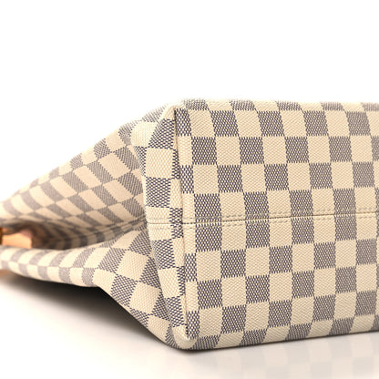 Louis Vuitton Damier Azur Graceful MM Rose Ballerine 9 of 11