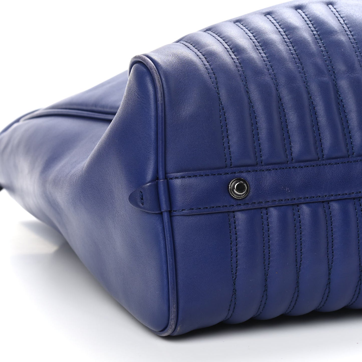 Calfskin Large Ryder Satchel Ultramarine