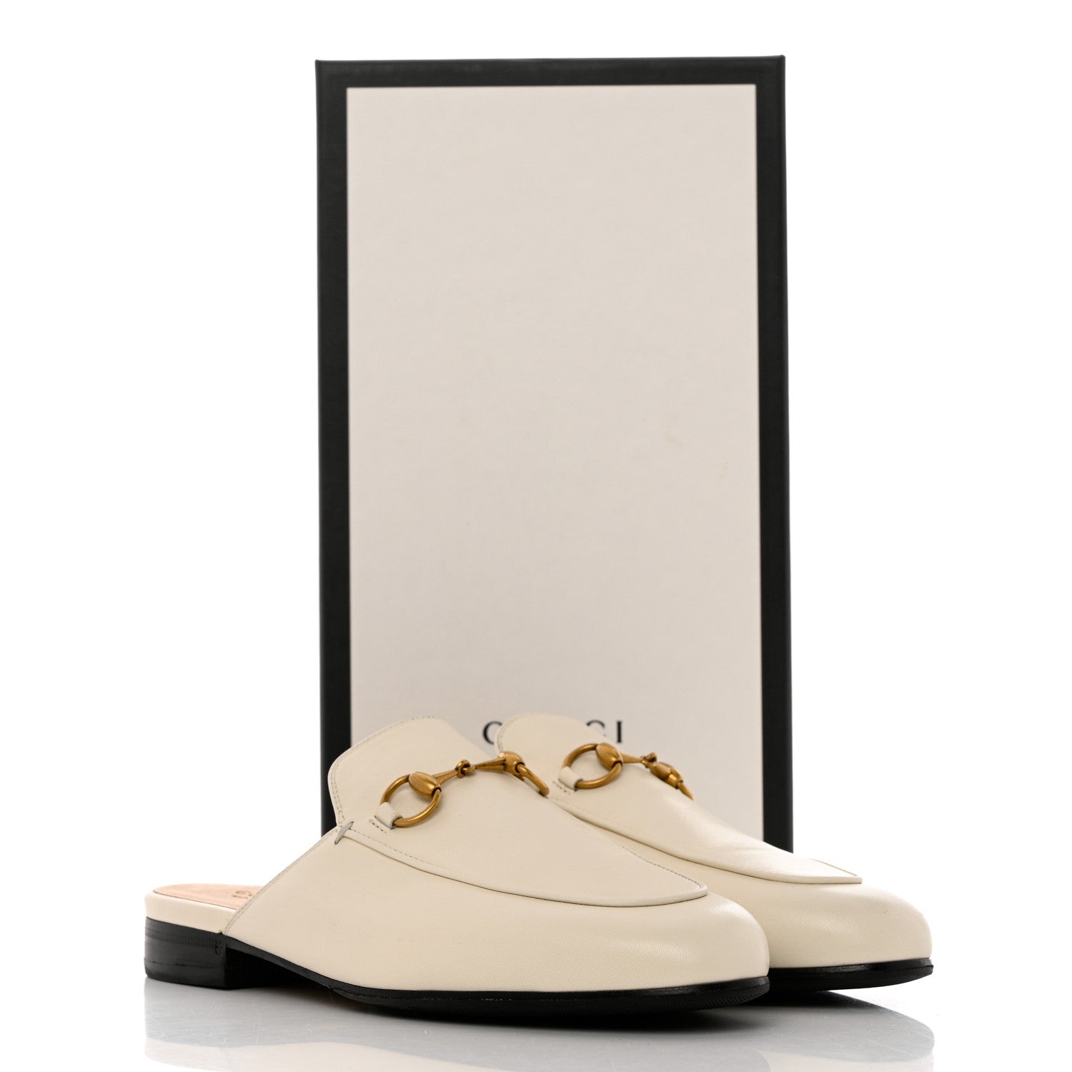 Gucci Malaga Kid Womens Princetown Slippers 37.5 Mystic White 11 of 11