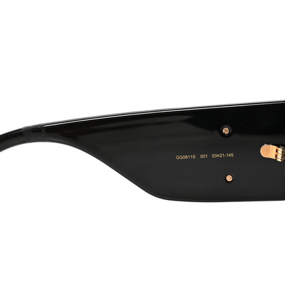 Gucci Acetate Rectangular Sunglasses GG0811S Black 12 of 16