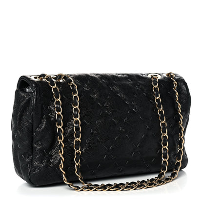 Chanel Caviar Stitched Flap Black 3 of 12