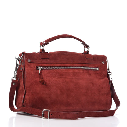Proenza Schouler Suede Medium PS1 Satchel Midnight Plum 3 of 13