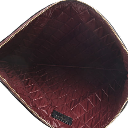 Chanel Caviar Quilted Large Cosmetic Case Black 5 of 8