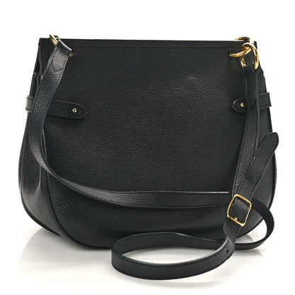 Mulberry Small Classic Grain Calfskin Amberley Satchel Black 3 of 8