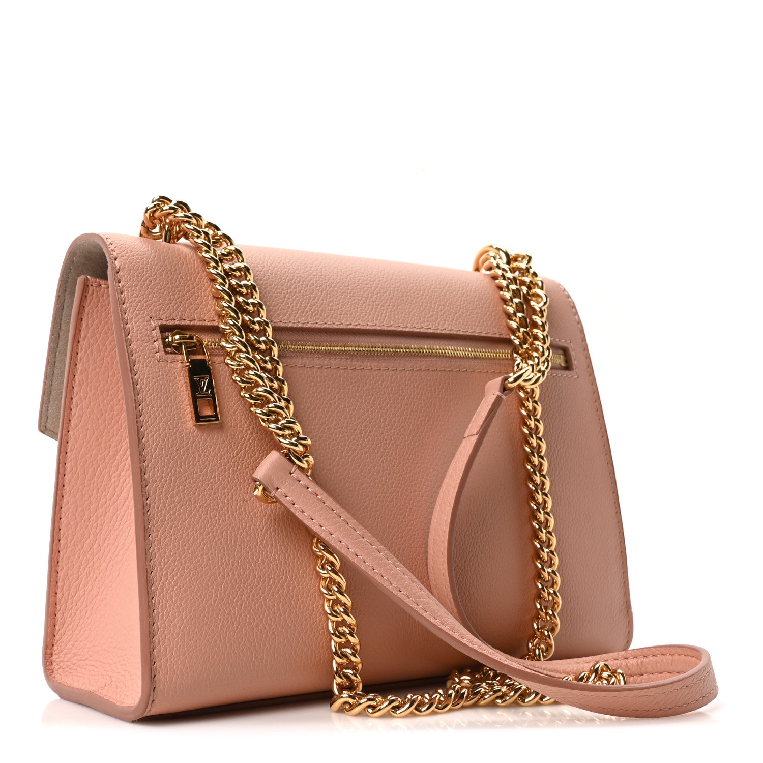 Louis Vuitton Soft Calfskin My Lockme Chain Bag Rose Trianon 3 of 9