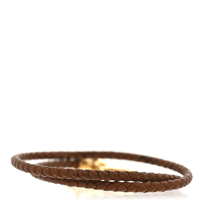Hermes Swift Glenan Double Tour Bracelet T2 Gold 3 of 6