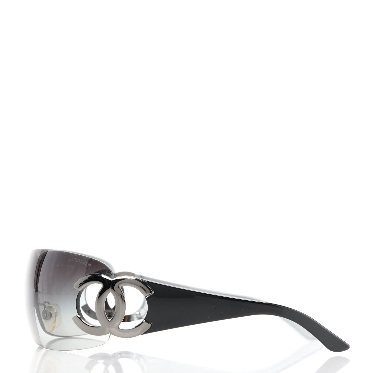 Chanel Frameless CC Logo Sunglasses 4125 Black 1479930 – FASHIONPHILE