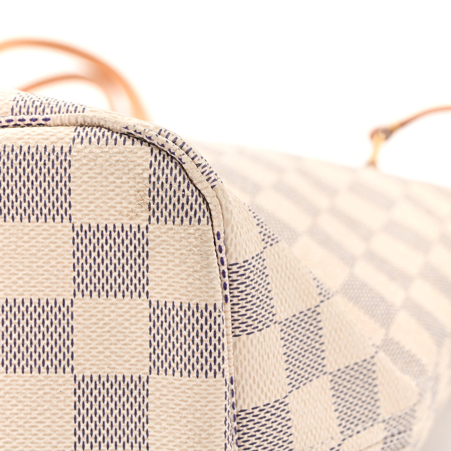 Damier Azur Neo Neverfull MM Rose Ballerine