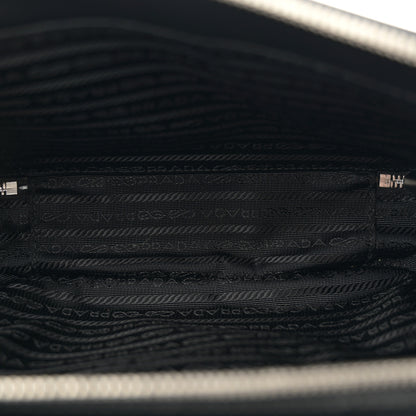 Prada Spazzolato Medium Brique Crossbody Bag Black 5 of 10