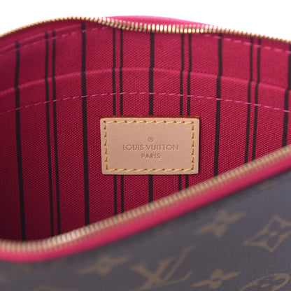 Louis Vuitton Monogram Neverfull MM GM Pochette Pivoine 6 of 7