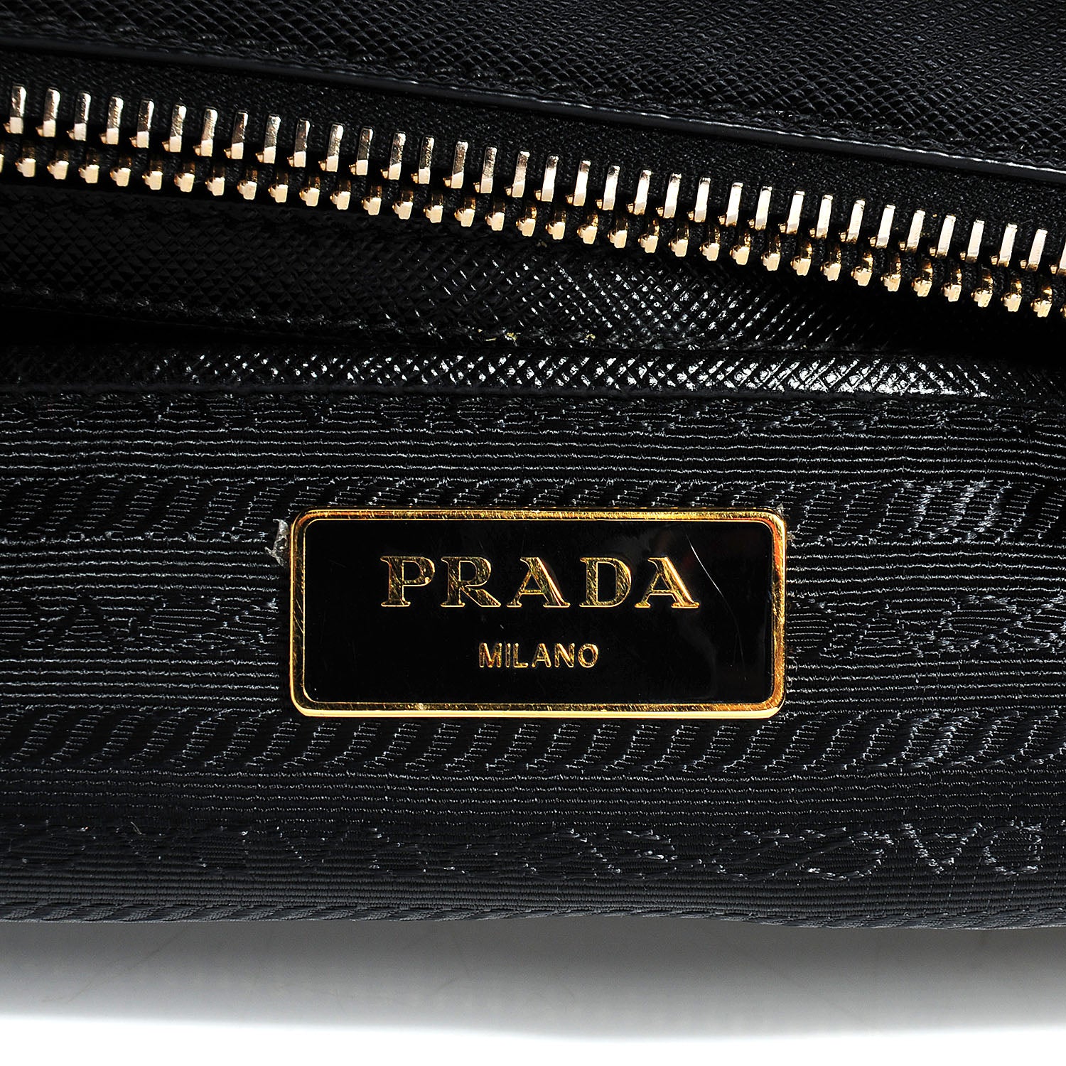 Prada Saffiano Lux Large Double Zip Tote Nero Black 8 of 10