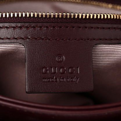 Gucci Suede Medium Arli Flap Shoulder Bag Vintage Bordeaux 7 of 11
