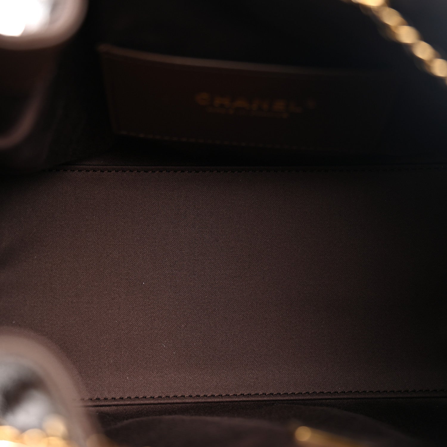 Chanel Caviar Quilted Small Chanel 25 Handbag Dark Brown 5 of 11