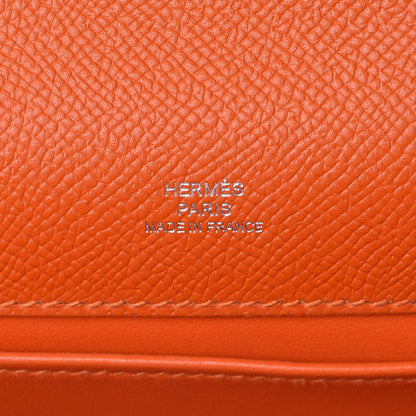 Hermes Epsom Kelly Pochette Clutch Feu 15 of 27