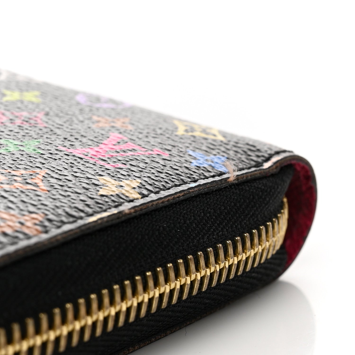 Louis Vuitton Monogram Multicolor Zippy Wallet Black Grenade 7 of 7