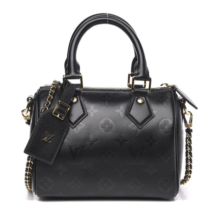 Louis Vuitton Monogram Ink Speedy BB Black 1 of 9