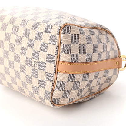 Louis Vuitton Damier Azur Speedy Bandouliere 25 7 of 10