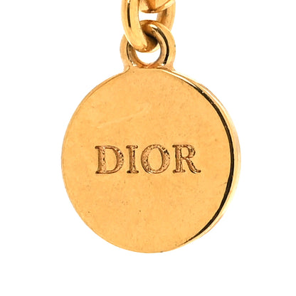 Christian Dior Metal CD Choker Necklace Gold 5 of 5