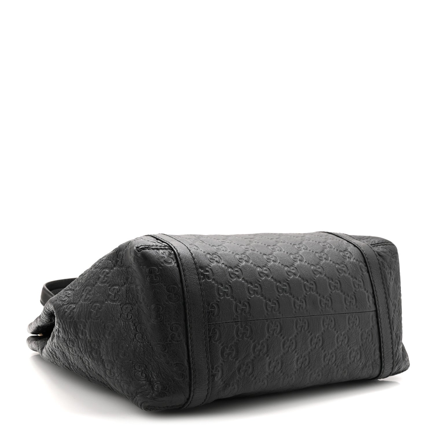 Gucci Guccissima Medium New Ladies Tote Black 4 of 10