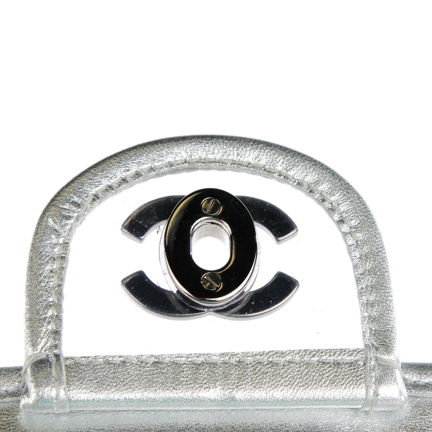 Vinyl Large Ice Cube Flap Silver