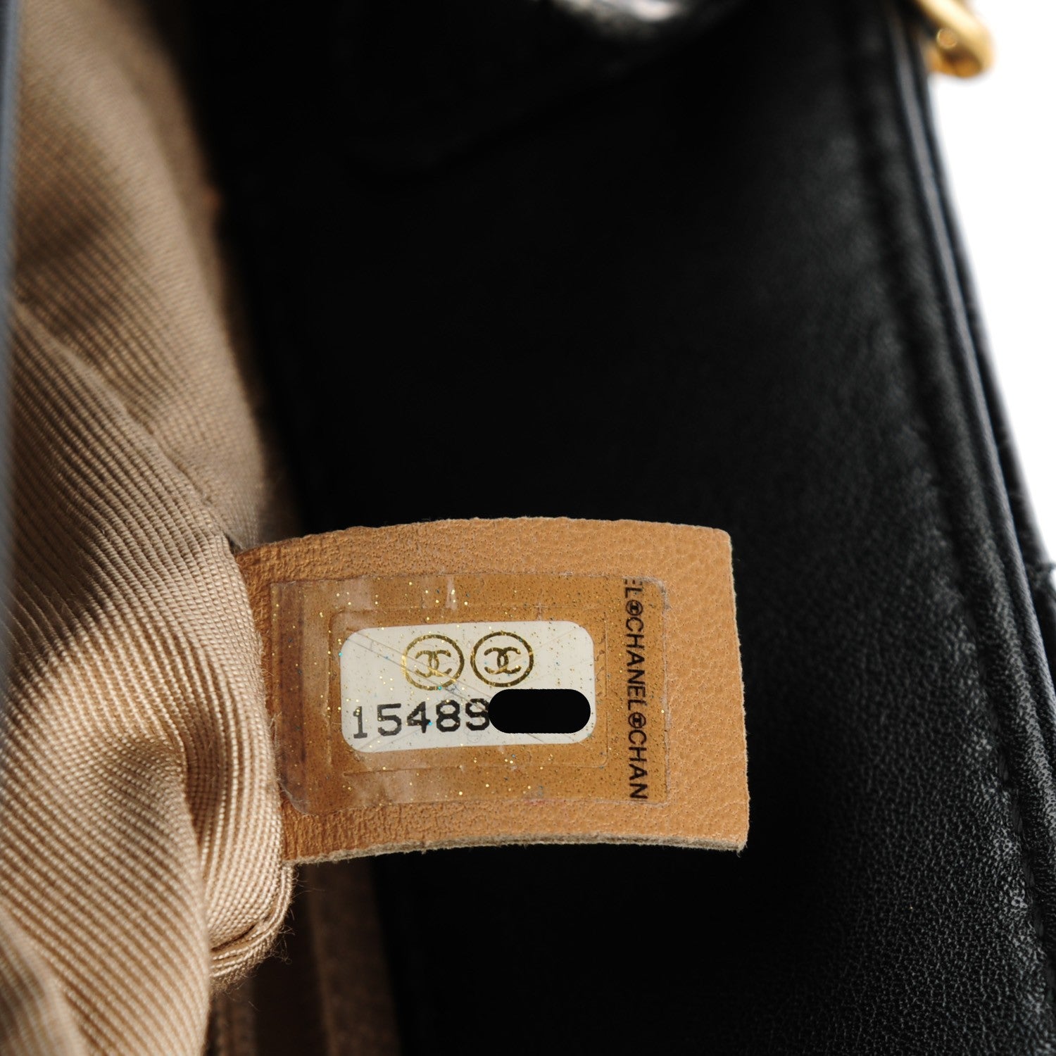 Chanel Glazed Crinkled Medium East West Flap Black 7 of 7