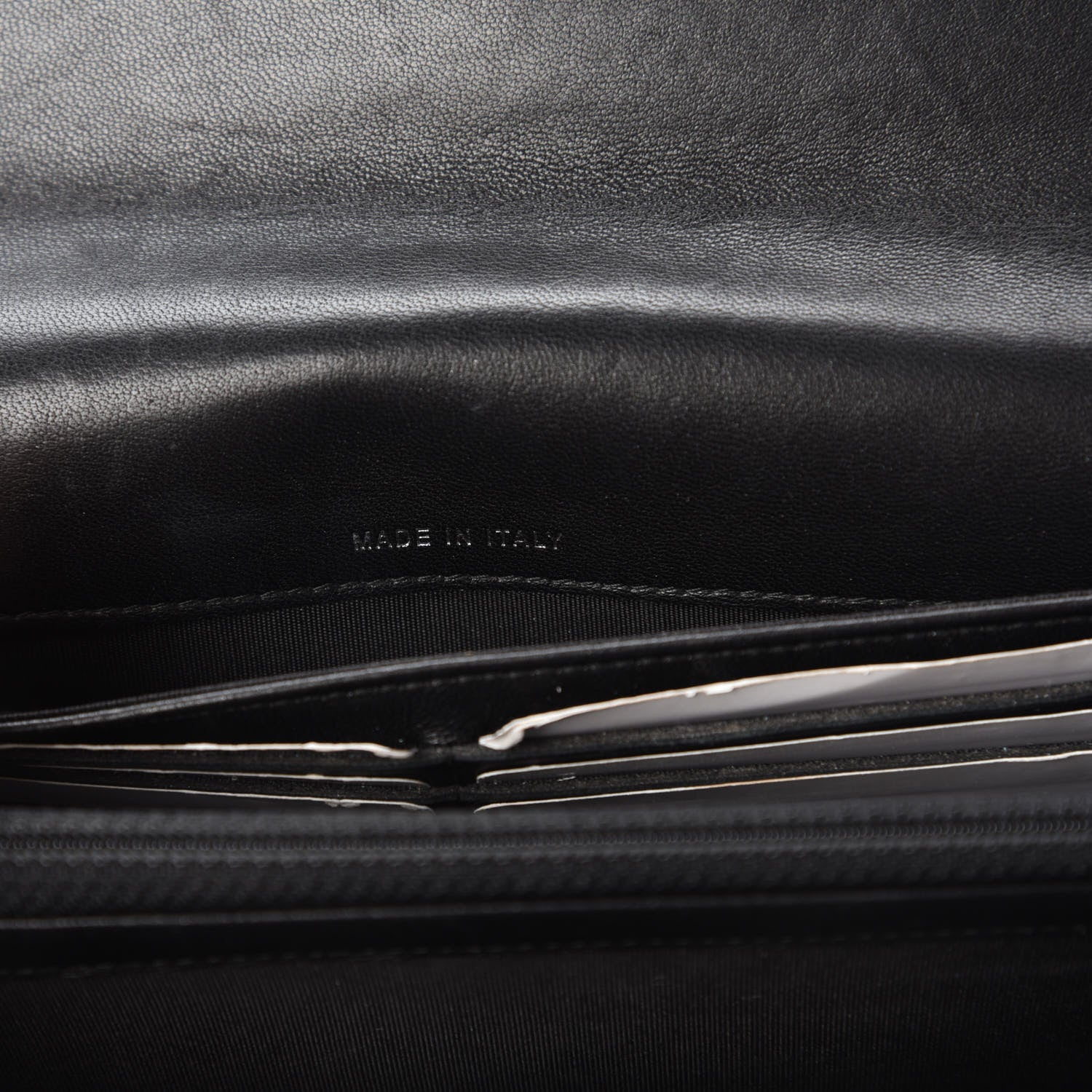 Chanel Iridescent Lizard Ombre Wallet On Chain WOC Black Silver 9 of 12