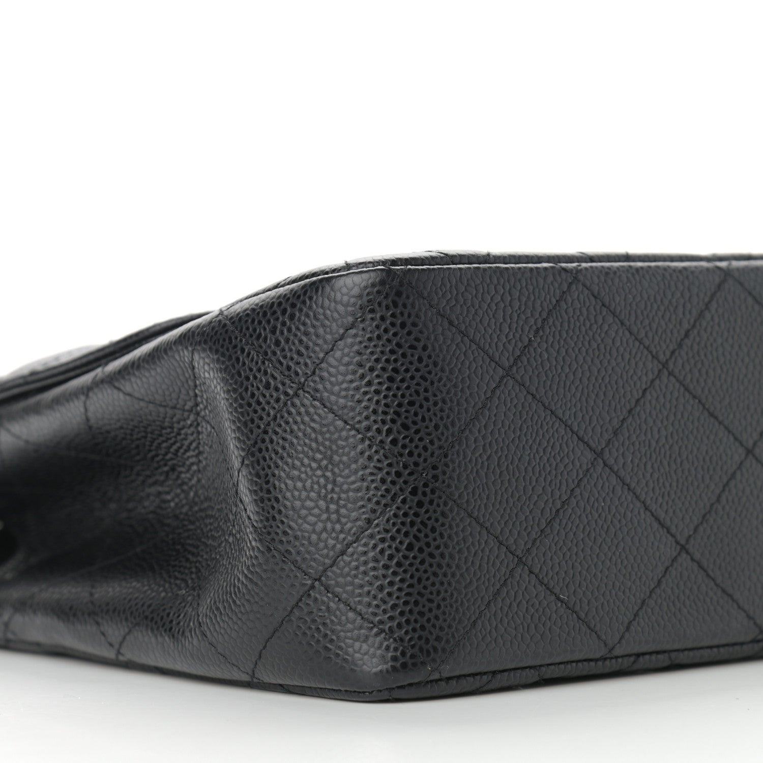Chanel Caviar Quilted Jumbo Single Flap Black 7 of 9