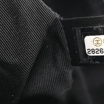 Chanel Crocodile Embossed Calfskin Medium Gabrielle Cocodile Hobo Black 7 of 10