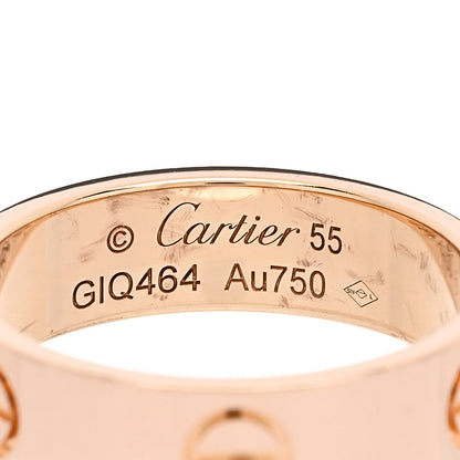Cartier 18K Pink Gold 5.5mm LOVE Ring 55 7.25 4 of 5