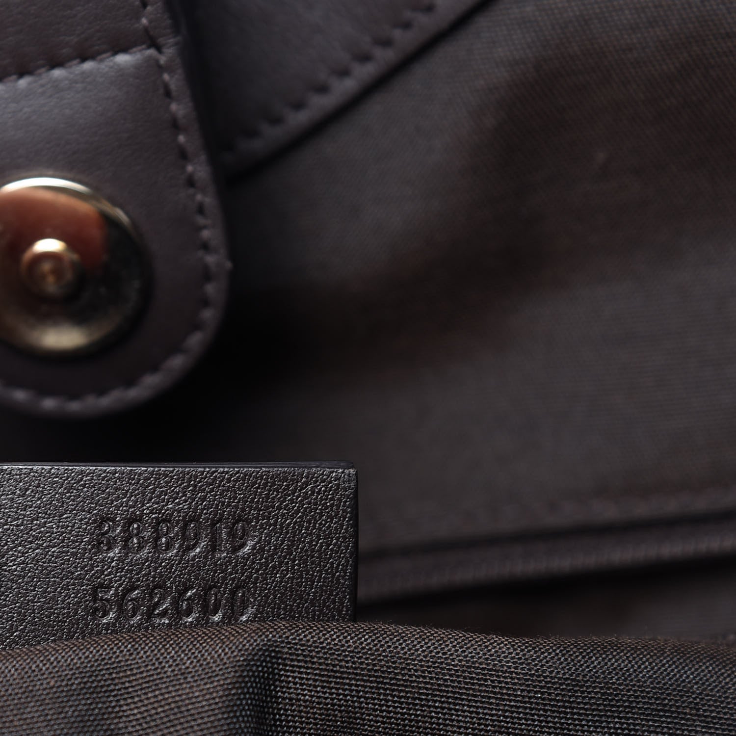 Gucci Monogram Shoulder Bag Dark Brown 9 of 10