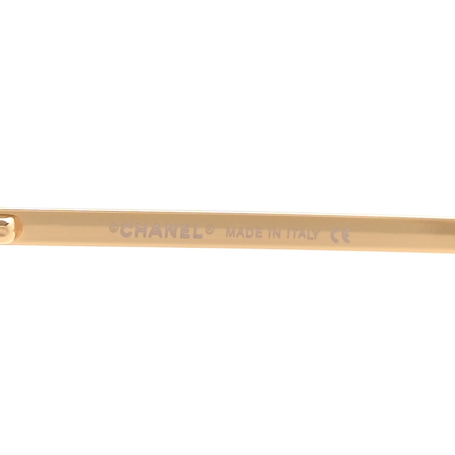 Crystal CC Logo Sunglasses 4093-B Gold