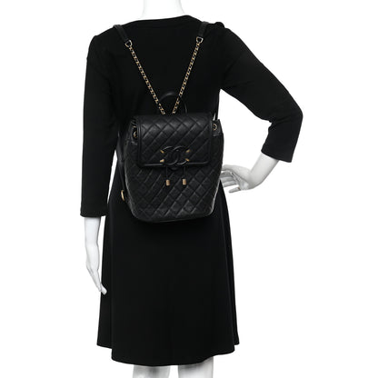 Chanel Caviar Quilted Filigree Backpack Black 2 of 10