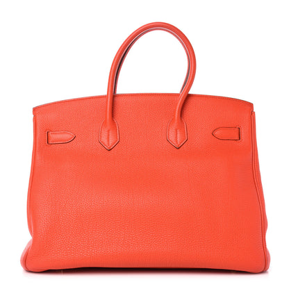 Hermes Togo Birkin 35 Capucine 4 of 31