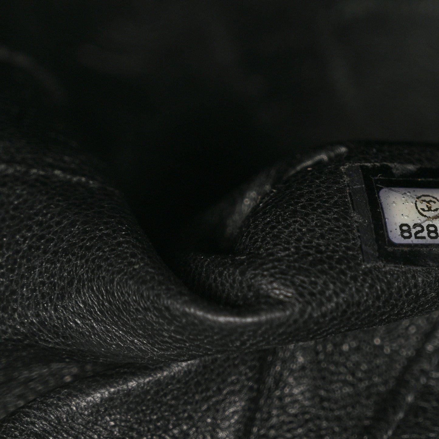 Caviar Quilted Medallion Tote Black