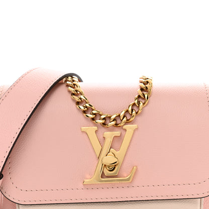 Louis Vuitton Grained Calfskin Lockme Tender Rose Water 7 of 14