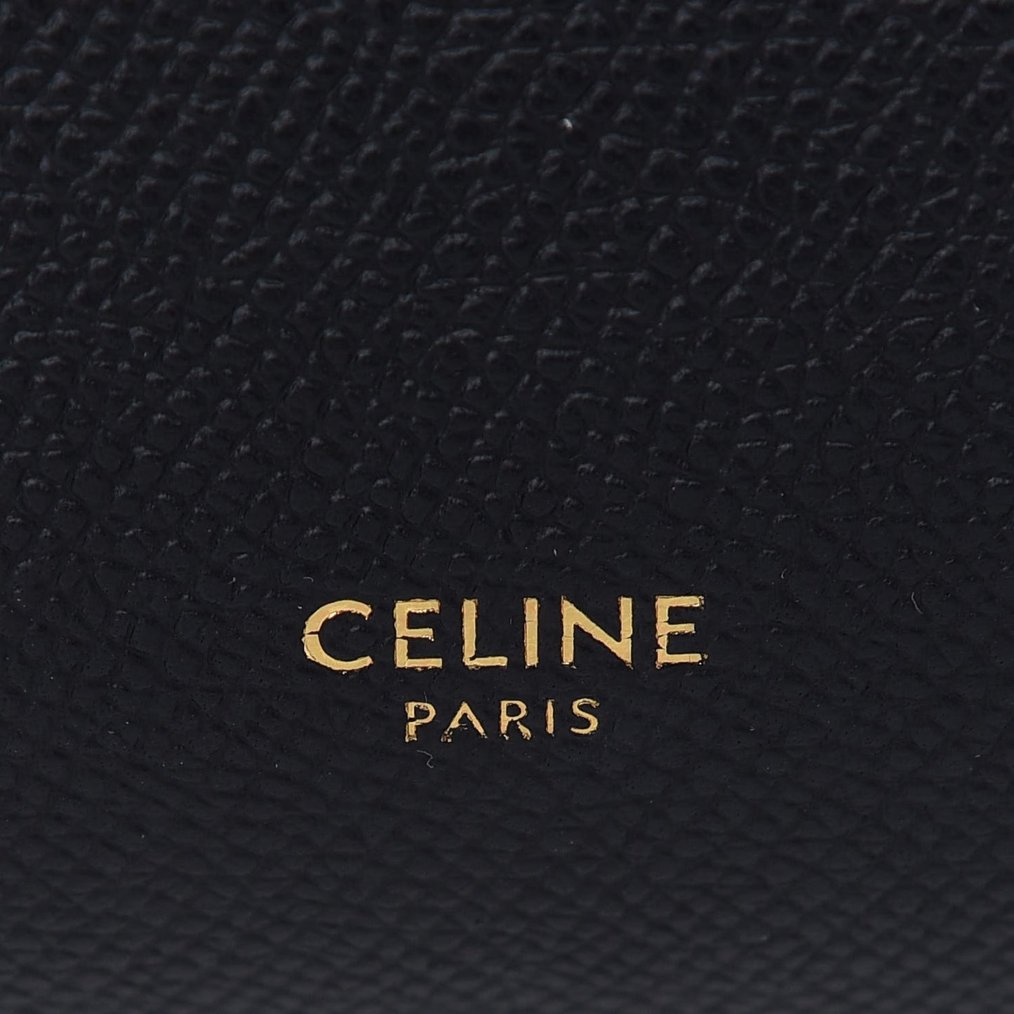 Grained Calfskin Micro Belt Bag Black