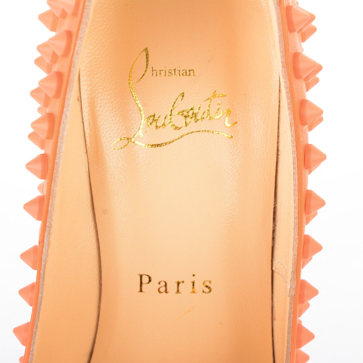 Nappa Pigalle Spikes 120 Pumps 35.5 Mango