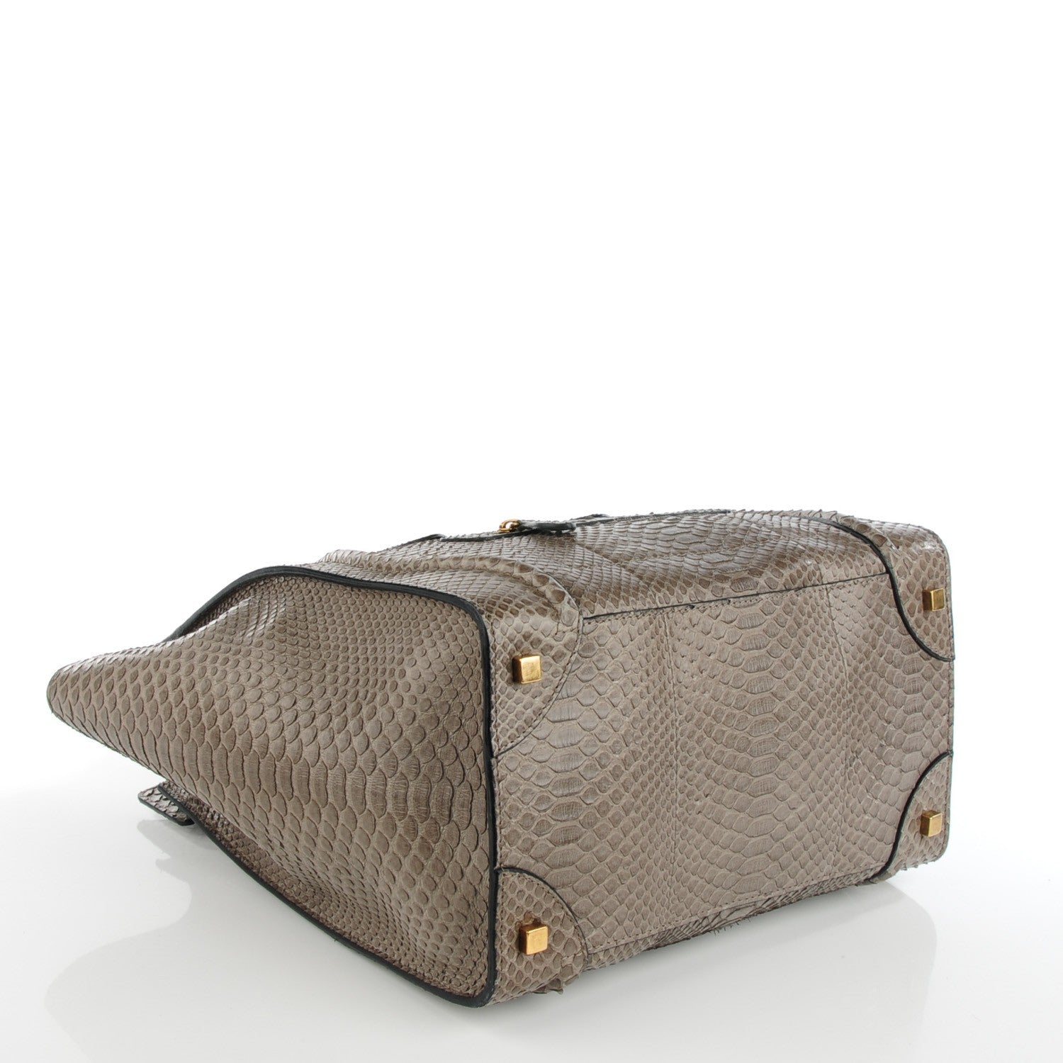 Celine Python Mini Luggage Grey 3 of 9