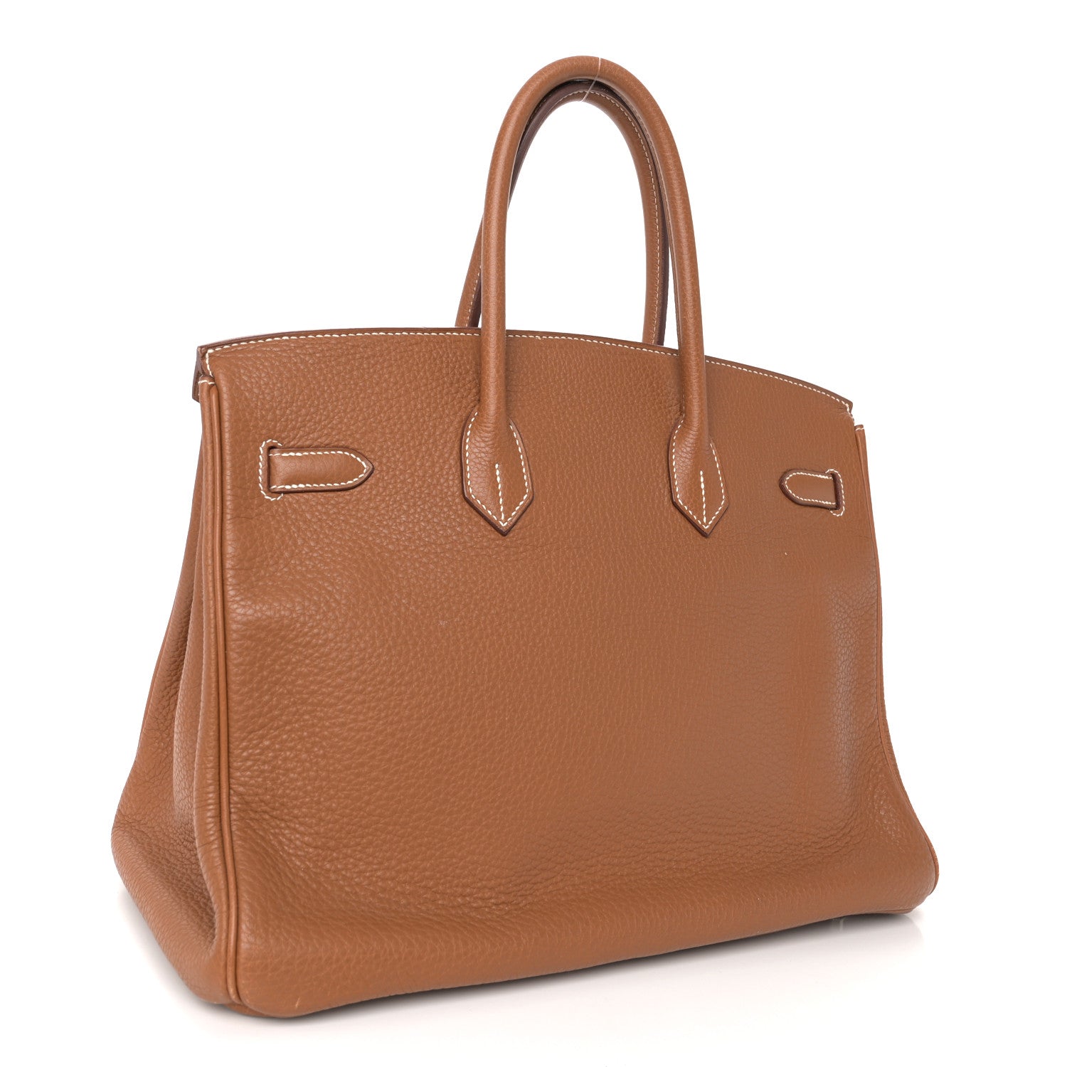 Hermes Taurillon Clemence Birkin 35 Gold 3 of 17