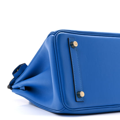 Hermes Swift Birkin 25 Bleu Hydra 9 of 10